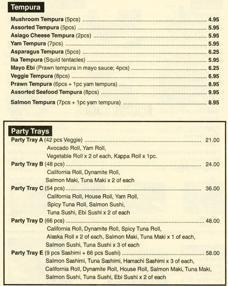 Menu of I Sushi photo13