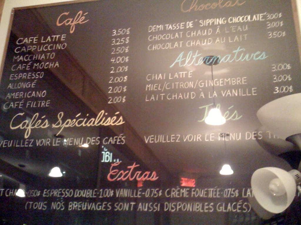 Menu of Cafe Myriade photo2