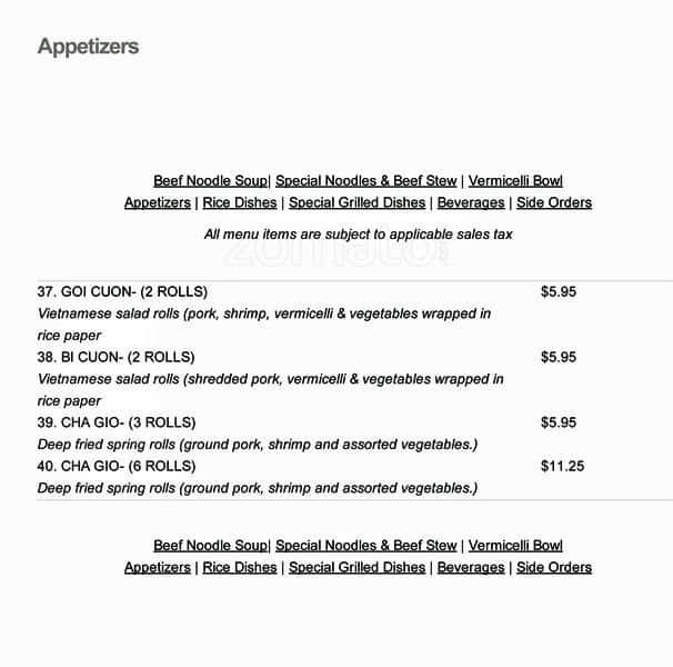 Menu of Thai Son Restaurant photo6