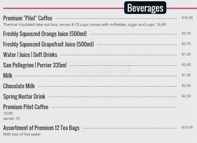 Menu of Kiva’s Restaurant & Bakery photo18