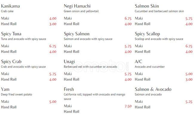 Menu of Prince Sushi photo13