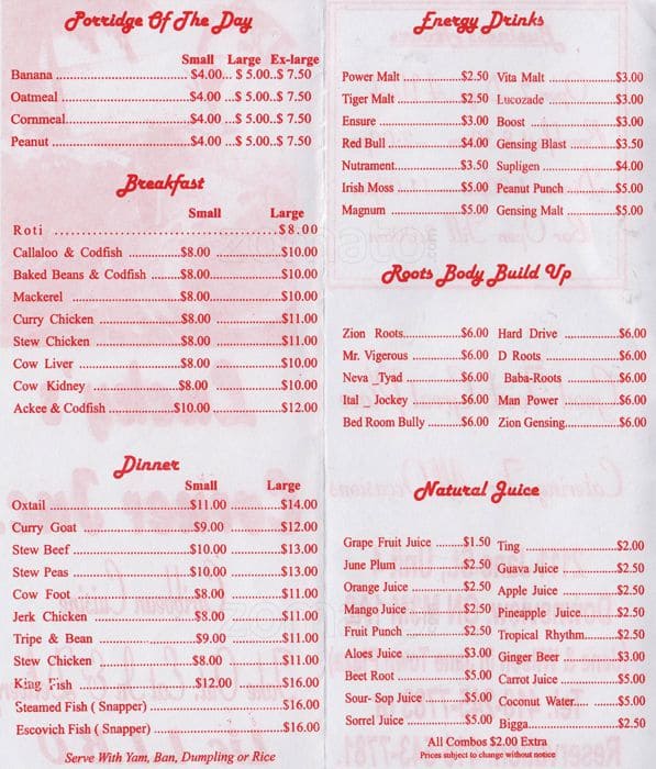 Menu of Lucky’s Corner photo2