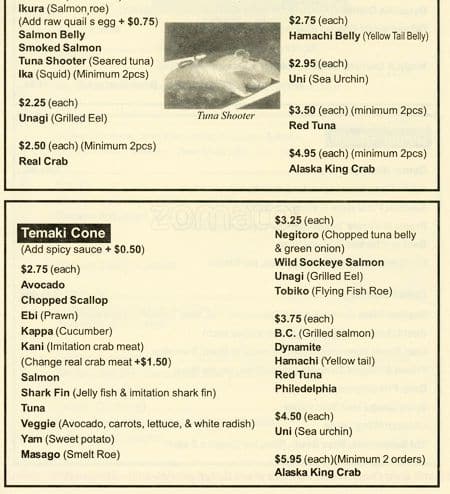 Menu of I Sushi photo8