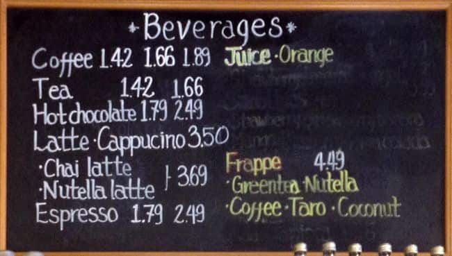 Menu of Bread & Roses photo8