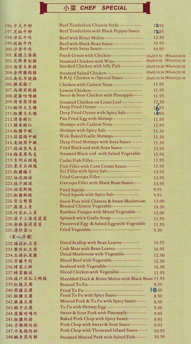Menu of Peak Top photo5