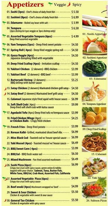 Menu of KK Sushi photo4