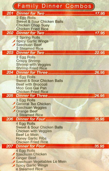 Menu of Southern China Restaurant photo7