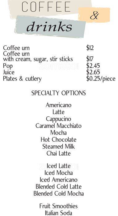 Menu of Elements Cafe photo3