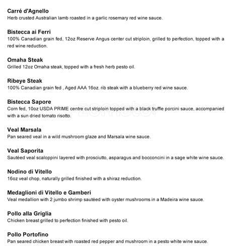 Menu of Sapore By Zafferano photo4