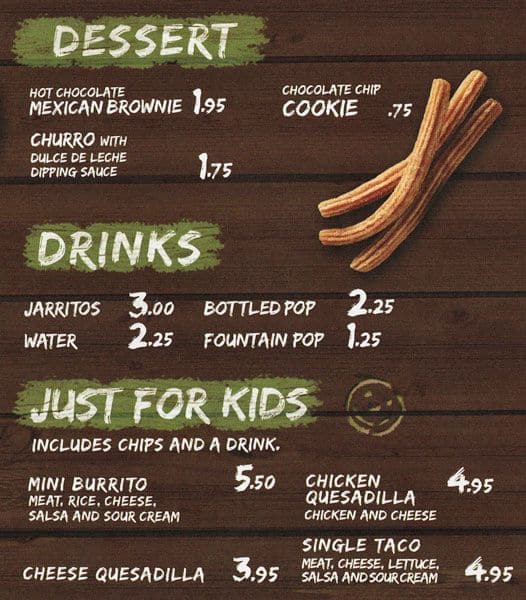 Menu of Mucho Burrito photo7