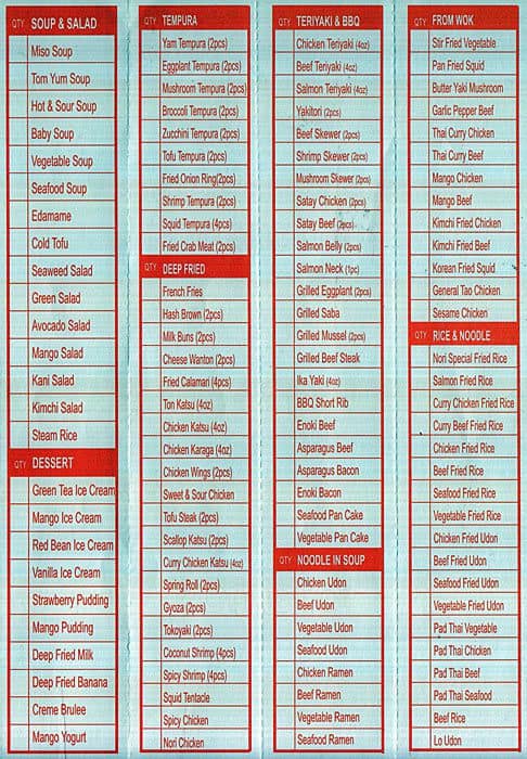 Menu of Nori Sushi photo11