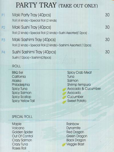 Menu of Maple Sushi photo13