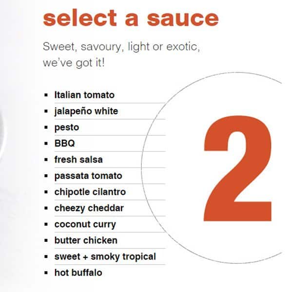 Menu of Panago photo3