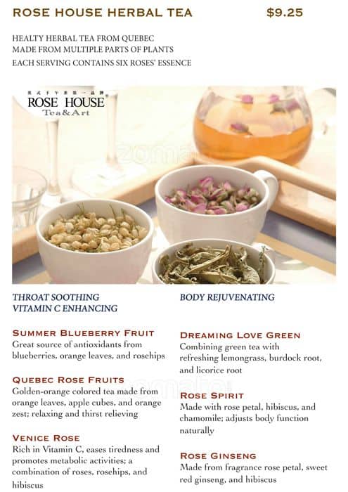 Menu of Rose House photo14