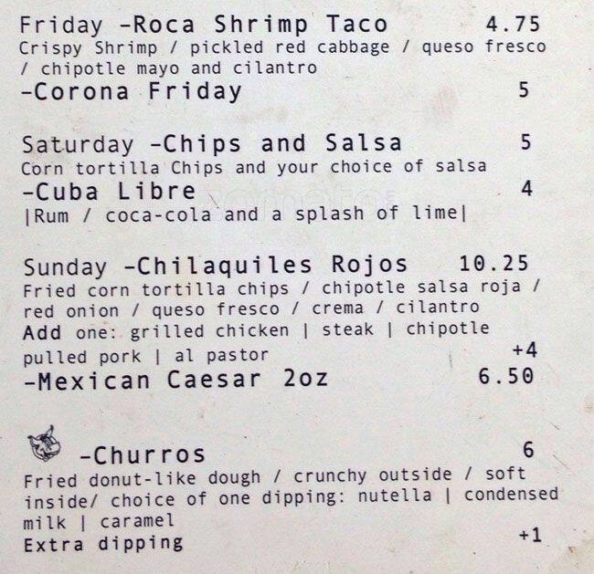 Menu of Burrito Borracho photo7