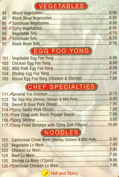 Menu of Southern China Restaurant photo4