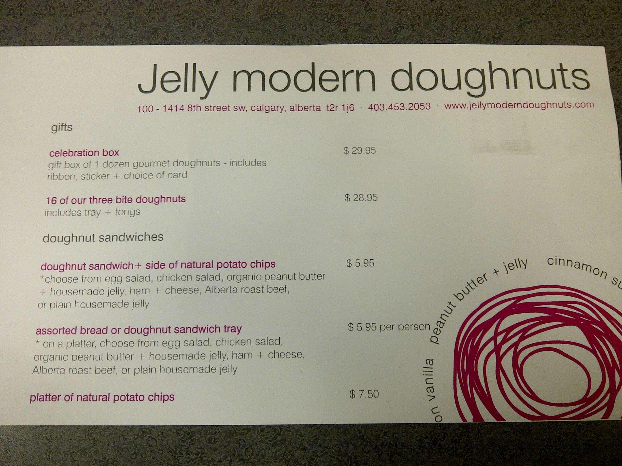 Menu of Jelly Modern Doughnuts photo5