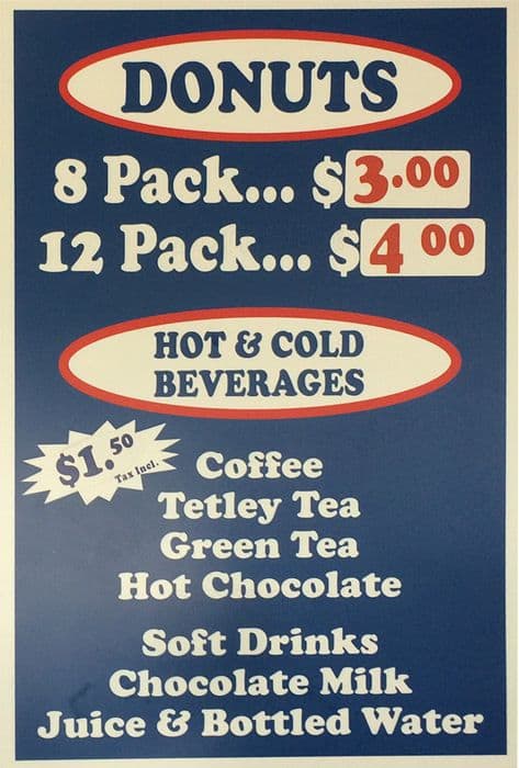 Menu of Tiny Tom Donuts photo2