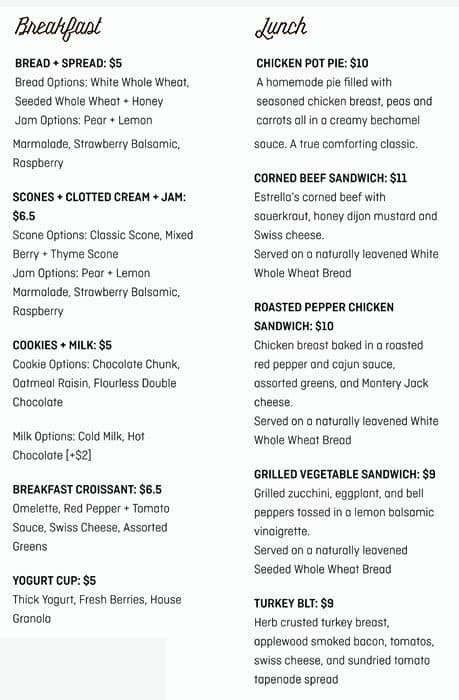 Menu of Small Victory Bakery photo2