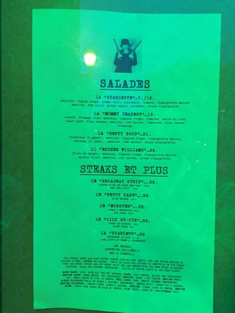 Menu of JoBlo photo3