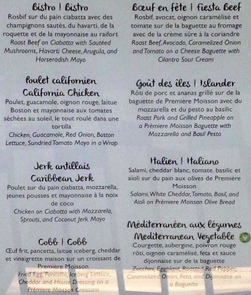Menu of Café Lees photo3