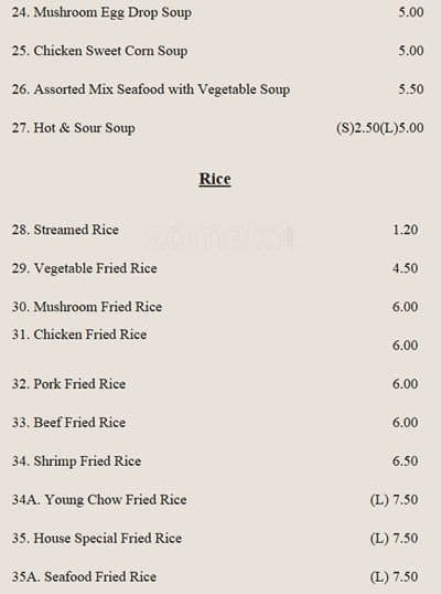 Menu of Lily Garden photo3