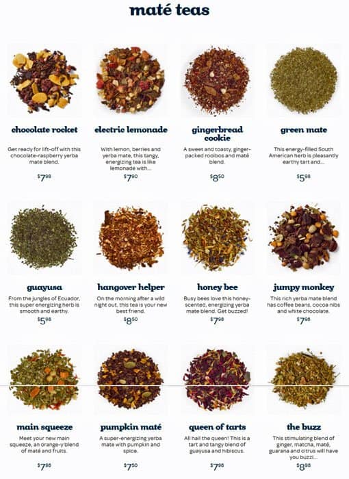 Menu of David’s Tea photo34