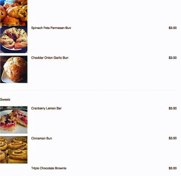 Menu of Lost + Found Cafe photo4