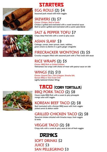 Menu of Angry Dragonz Restaurant photo2