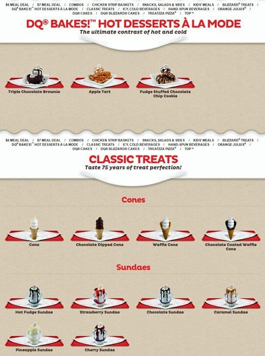 Menu of Dairy Queen photo7