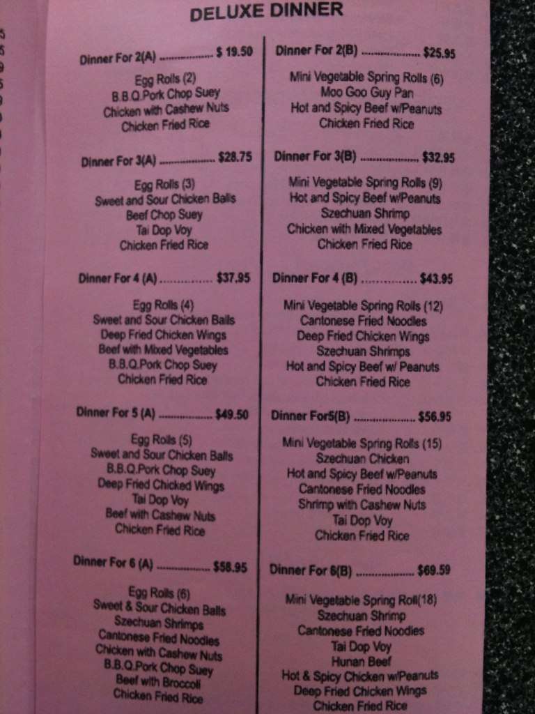 Menu of Spring Restaurant photo8