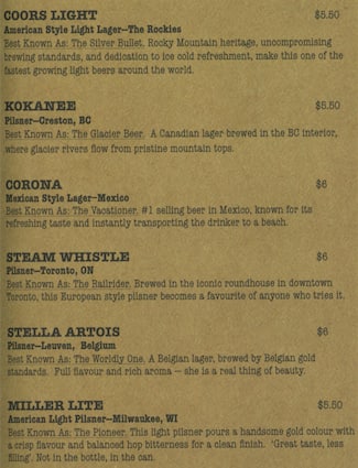 Menu of Local Kitsilano photo2