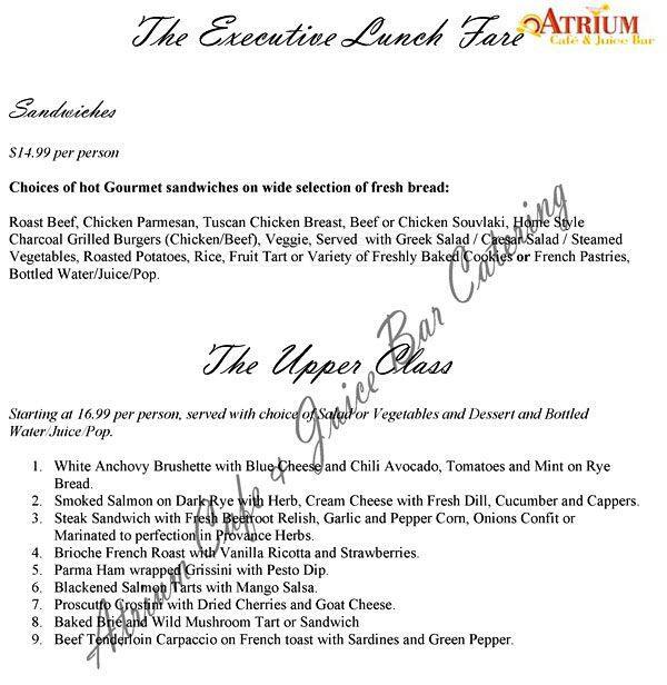 Menu of Atrium Cafe photo4