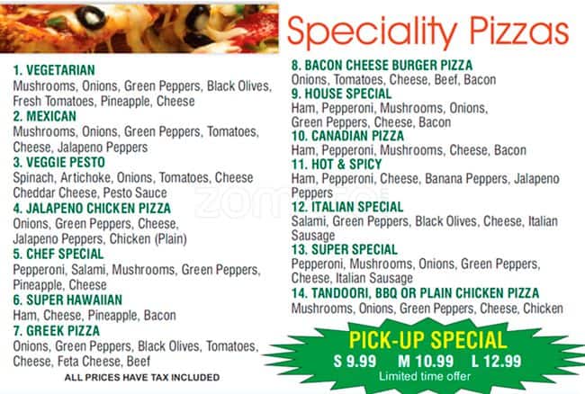 Menu of Pizza Express photo2