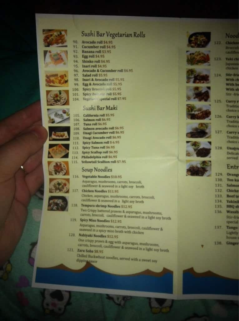 Menu of Sun Sushi photo4