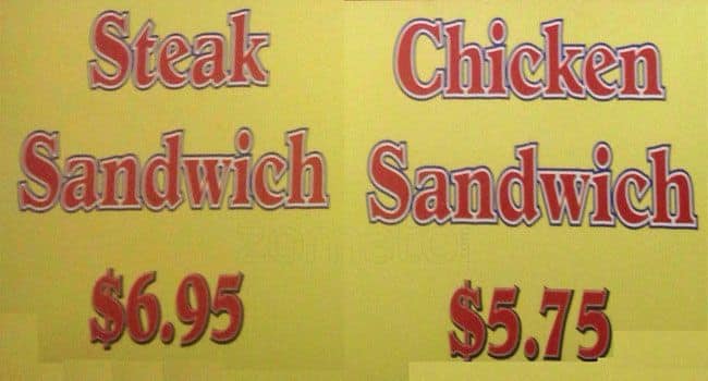 Menu of Paddingtons Pump photo4