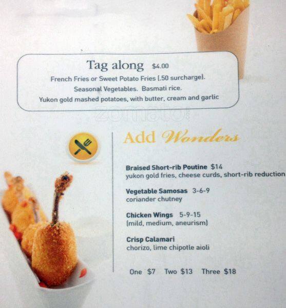 Menu of Cafe Nicole – Novotel Toronto Centre photo8