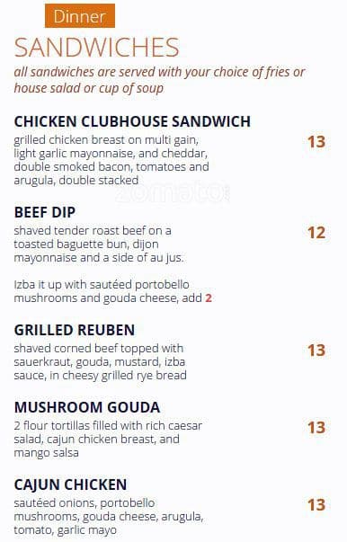 Menu of Izba Bistro photo10