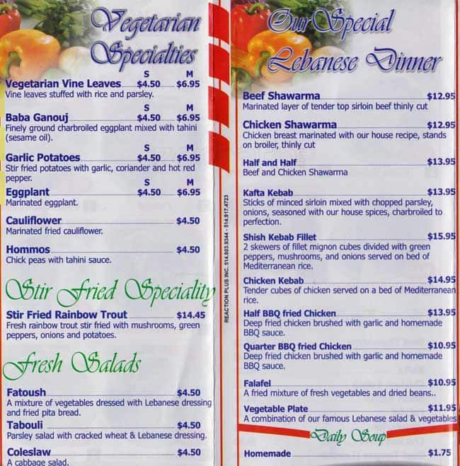 Menu of Shawarma Palace photo3