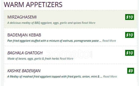 Menu of North Restaurant photo4