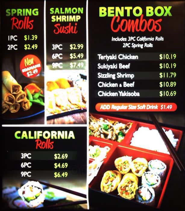 Menu of Tokyo Grill photo2