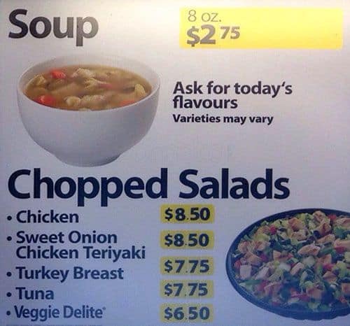 Menu of Subway photo4