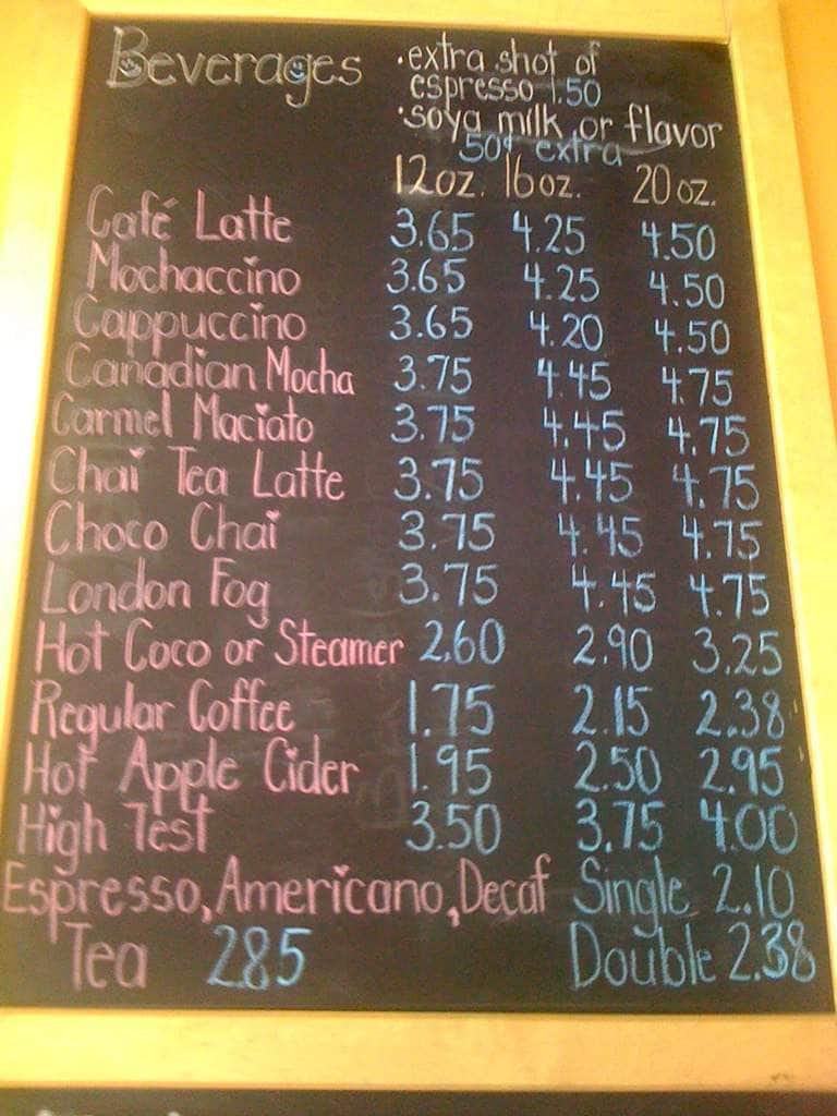 Menu of Coffee Cats Cafe photo2