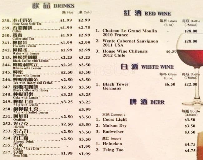 Menu of Golden Horse photo14