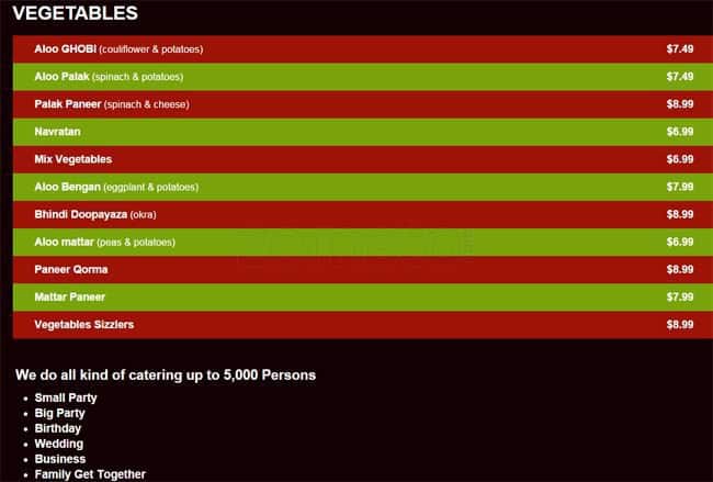 Menu of Shaheen Tikka & Kabab photo7