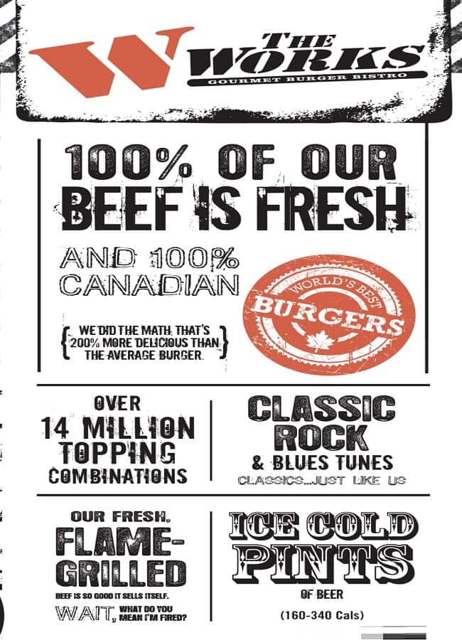 Menu of The Works photo4