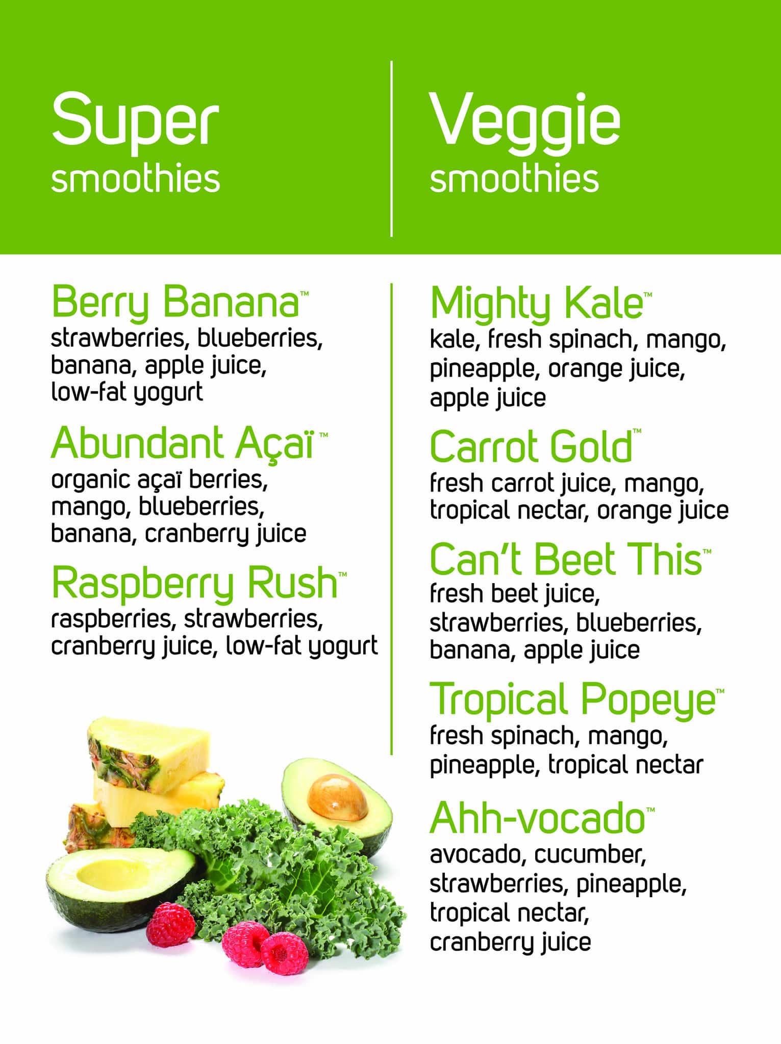 Menu of Jugo Juice photo6