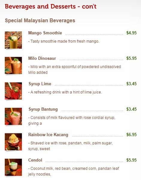 Menu of Ipoh Malay Cuisine photo13