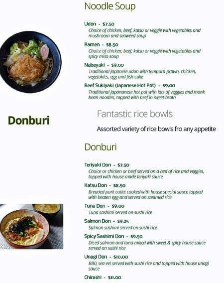 Menu of Riz Sushi Cafe photo4