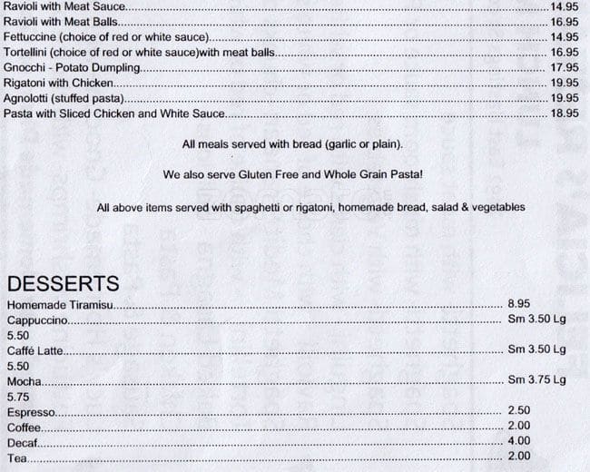 Menu of Felicia’s photo6